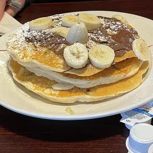 Nutella/banana pancakes.