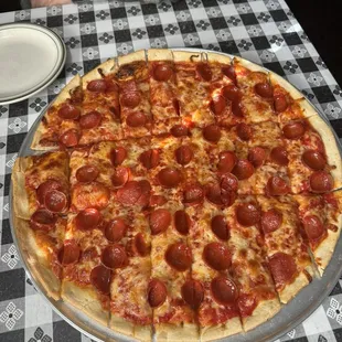 Pepperoni pizza