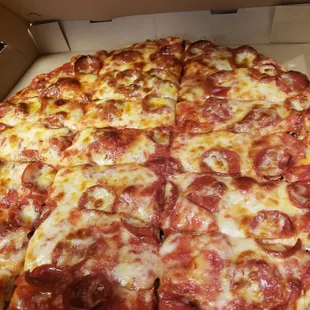 a pizza in a box