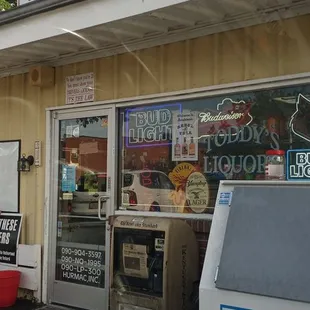 the outside of the store