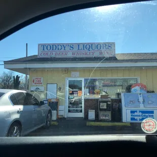 the outside of the store