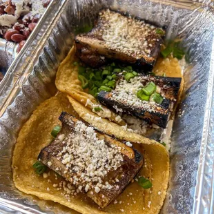 Bone marrow tacos