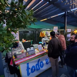Food stand at Noe Valley Night Market