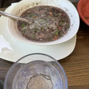 Black bean soup