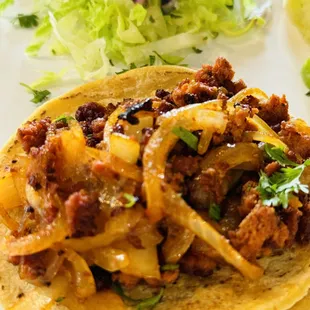 Tacos de chorizo