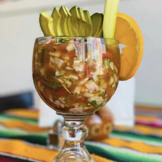 Ceviche de Camaron y Pulpo