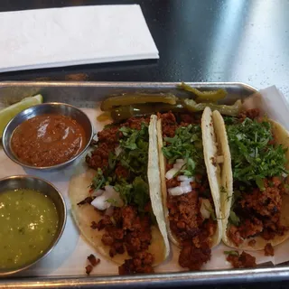 CRISPY IMPOSSIBLE CHORIZO TACO