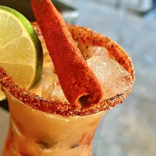 Tamarindo Margarita. Blending the sweet and tarty taste of tamarind with the refreshing, citrusy notes of tequila and lime.