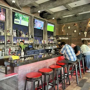 Bar area.