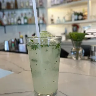 The mojito with mint I love it!