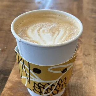 a cup of coffee