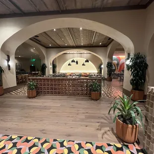 Restaurant entrance
