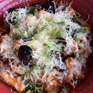 Spicy Seafood Rice Cake