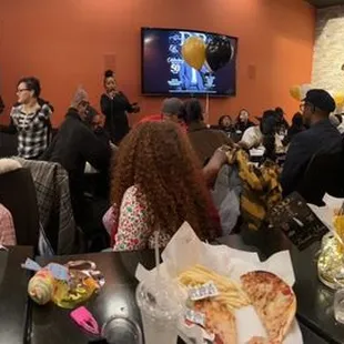 Over 30 people In banquet room