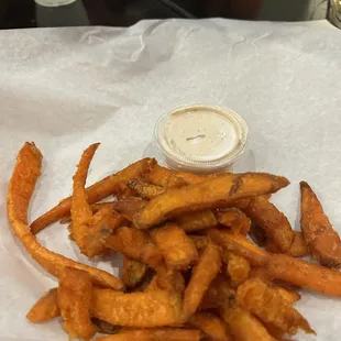 Sweet potato fries were GR8