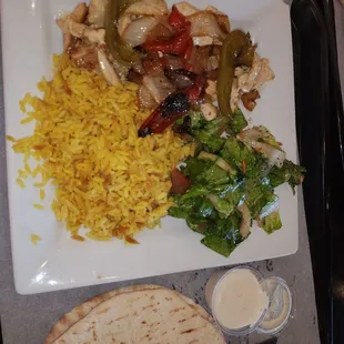 Swarma chicken plate