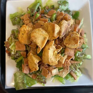 Fatoush Salad-Full with Chicken Kebab