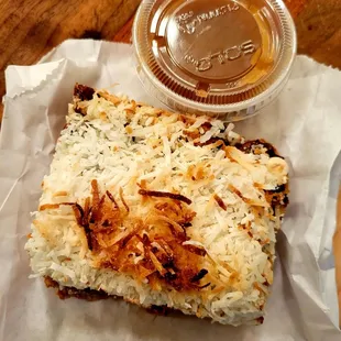Sept 2021: Another Toffee Bar-- this one has Coconut &amp; Nuts. Warm for 30 sec...or not