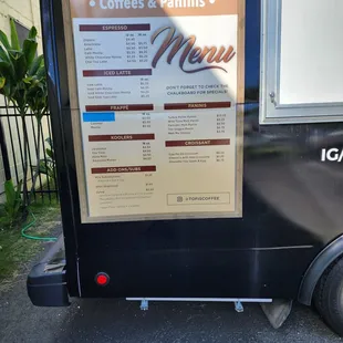 Signage on side of truck