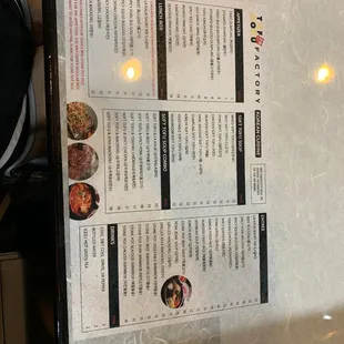 Updated menu july 2021