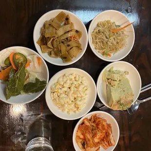 Side dishes that comes with the mea