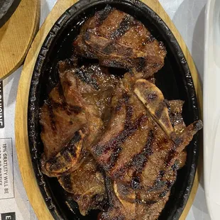 LA Kal-Bi Short ribs (omitted onions) 23$