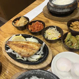 Grilled Atka Mackerel Dinner