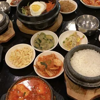 Stone Pot Beef Bibimbob Dinner