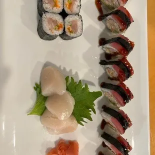 food, sashimi, sushi and sashimi, sushi