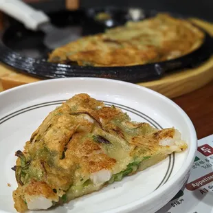 Seafood pancake