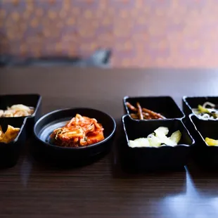 a variety of food items