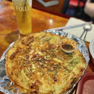 Seafood pancake