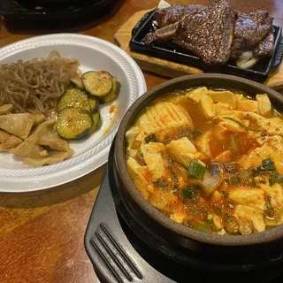 Mushroom Tofu Soup
