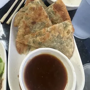 Green Onion Pancake Wrap