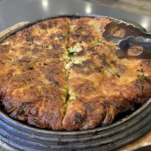 Seafood pancake
