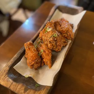 Korean Fried Chicken Wings (Small, God Damn Spicy)