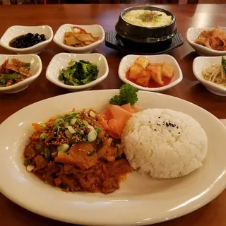 17. Pork Over the Rice Lunch Special