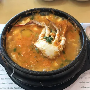 Blue Crab Soontofu