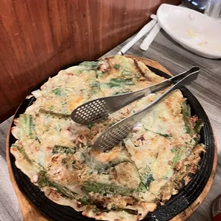 Seafood pancake