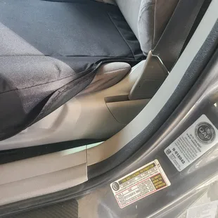Covering the power seat controls and supposed to be custom for car. How is this?