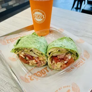 Mediterranean wrap