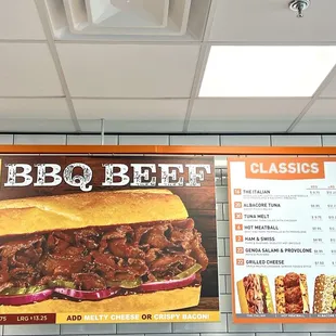 sandwiches, interior