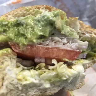 Turkey &amp; Avocado Sandwich delicious
