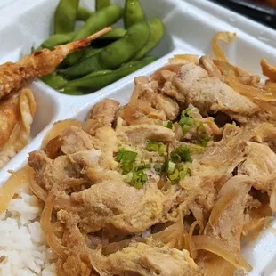 Oyakodon dinner