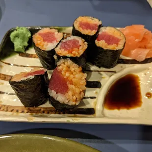 Tekka (Tuna) roll (made spicy)