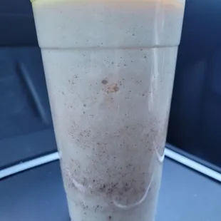 Cinnamon roll smoothie.