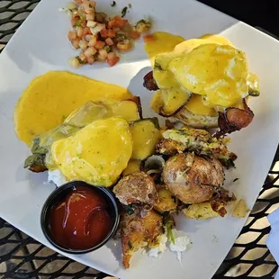 Sonoran egg Benedict
