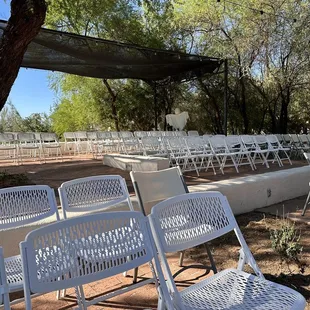 Wedding reception area