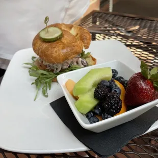 Prickly pear chicken sandwich