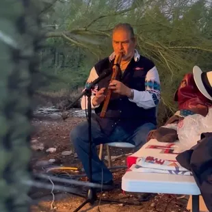 Michael Jose performing